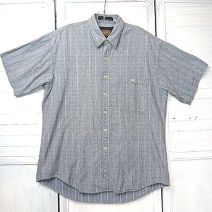 Vintage/Chaps ralph lauren linen/cotton S.S. Button down shirt sz L